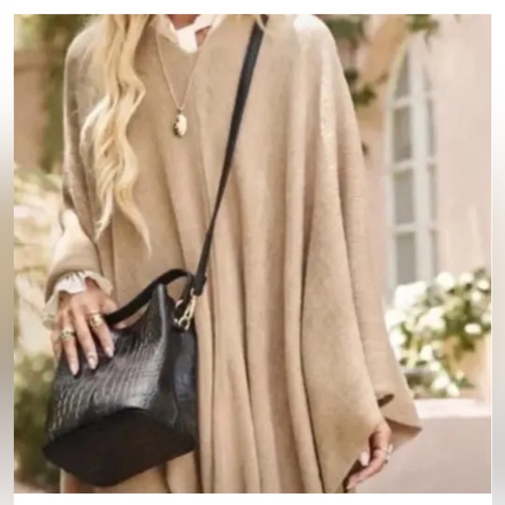 AOTA Elena Vegan Leather Croc-Embossed Crossbody MSRP $188 NWT
